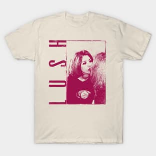 Lush  † † † † †  Retro Aesthetic Design T-Shirt